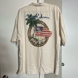 Tommy Bahama Cream Silk Shirt